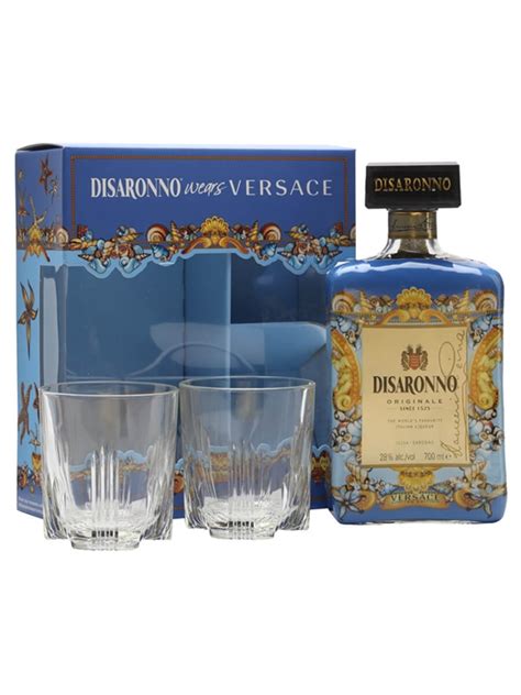 Disaronno Versace Limited Edition Amaretto with Two Glasses